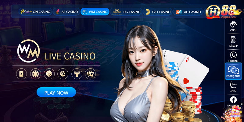 Sảnh cược Casino trên điểm giải trí đa dạng